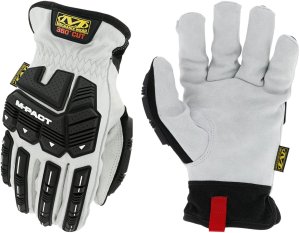 Mechanix Wear LDMPHDX000 M-Pact HD Driver Gloves Small White DuraHide