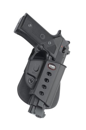 Fobus BRV Evolution OWB Paddle Holster Black Polymer Beretta/Taurus