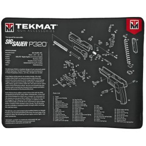 TekMat 15x20 Ultra Premium Gun Cleaning Mat Sig Sauer P320