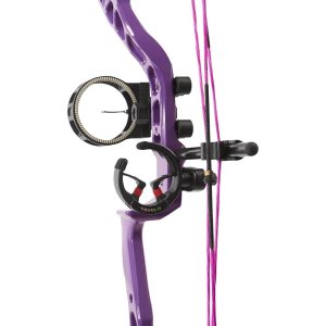 Diamond B12983 Atomic Bow Package Purple 12-24" 29 lbs RH Youth Compound