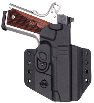 C&G 1856100 Covert OWB Black Kydex Holster for 1911 4.25" Right Hand