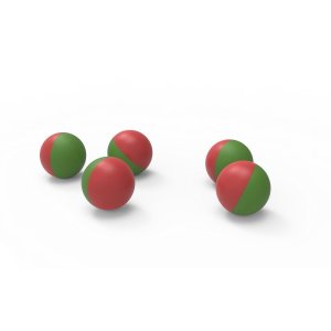 Byrna Technologies Pepper Projectiles .68 Cal 5ct Gray/Red
