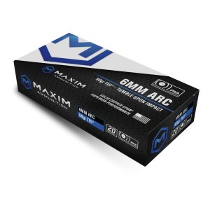 Maxim Defense Precision Rifle Ammunition 6MM ARC 90 Grain Match 20 Rounds