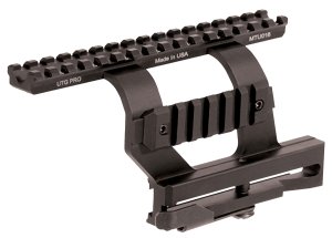 Leapers UTG Pro MTU016 AK Side Mount Black Aluminum 16 Slots