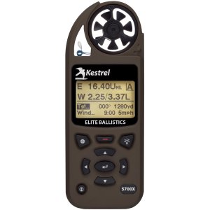 Kestrel 5700X Elite 0857XALFDEM Weather Meter with Ballistics, FDE Housing