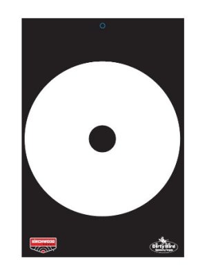 Birchwood Casey Dirty Bird Quickdraw Contrast Target 12x18 6ct