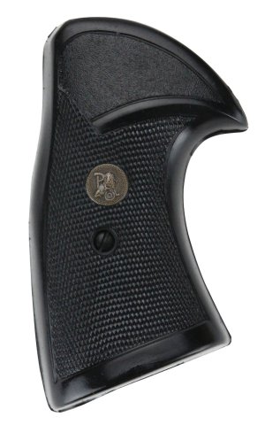 Pachmayr 03267 Grip Black Rubber for S&W K/L Frame Square Butt