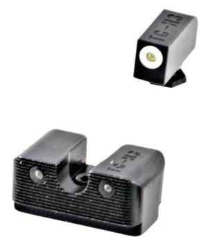 TruGlo Tritium Pro Night Sights White/Green for Glock