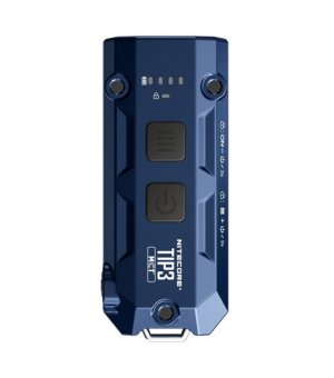 NITECORE TIP3 Blue 720 Lumen Rechargeable Keychain Flashlight