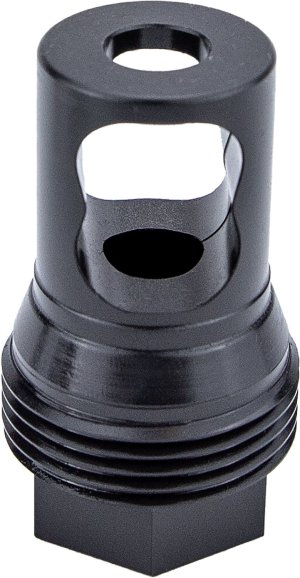 Kgm Suppressors A-TMB-S-3M SR25 Taper Muzzle Brake 3/4"x24 Steel Black