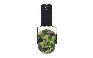 Walker's Razor Slim Electronic Earmuff Low-Profile Design Green Frog Skin