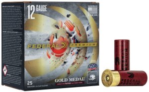 Federal GMT111 8 Gold Medal 12GA 2-3/4" 1oz 1290fps #8 Shotshells 25rd