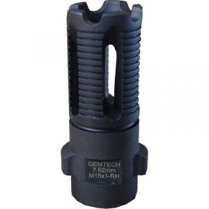Gemtech Quickmount 12161 Muzzle Brake 30 Cal 7.62mm 15x1mm RH