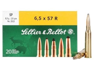 Sellier & Bellot SB6557RA 6.5x57R 131 Gr SP Ammo 20/Box