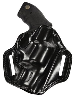 Galco CM880B Combat Master OWB Black Leather Holster for Springfield XDM 4.5"