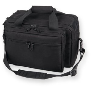 Bulldog BD905 XL Deluxe Black Range Bag with Pistol Rug, Water-Resistant