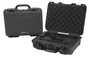 Nanuk 910CLASG7 Pistol Case Graphite Polymer Waterproof Foam Padding