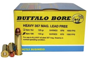 Buffalo Bore 19K20 .357 Mag 140gr Barnes Lead-Free 20 Rounds