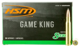 HSM 25069N Game King 25-06 Rem 117gr Sierra Spitzer Boat Tail 20/Box