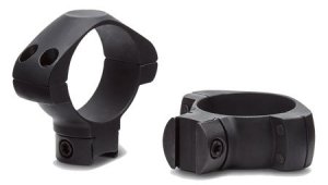 Konus 7416 Steel Rings Matte Black 1" Medium 3/8" Grooved Receiver