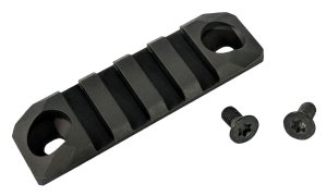 Q LLC RAIL191326QSERT Picatinny Rail 2.6" Black Aluminum 9 Slots