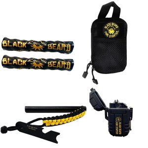 Blackbeard Fire Starters SKB Ultimate Kit with Ferro Rod