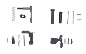 Noveske AR-15 Lower Parts Kit Black Without Grip/Fire Control Group
