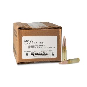 Remington Ammunition 20109 UMC Mega Pack 300 Blackout 220 gr Open Tip Flat Base (OTFB) 200 Per Box/ 1 Cs
