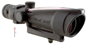 Trijicon 100136 ACOG 3.5x35mm Red Donut .223/5.56 BDC Black