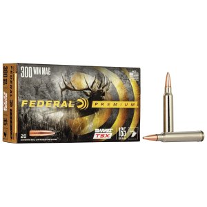 Federal Ammunition V-SHOK 300 WIN MAG 165 GR TS 20/BX