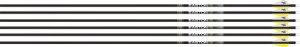 Easton 002042 Arrow 5.0 300 2" Blazer Halfout Insert 6-Pack