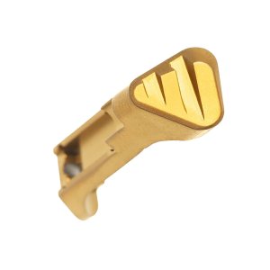 Tyrant CNC Extended Mag Release Sig P365 Matte Gold 17-4 SS