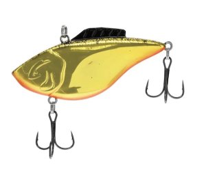 GSM Outdoors Hammer-Trap 3/8 Oz Gold Black Splatter Orange Belly