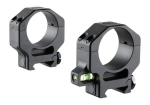 RPM Precision 34mm High (1.25'') Scope Rings with Co-Linear Bubble Level