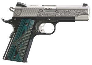 Ruger SR1911 45 ACP 4.25 In 7rd SS Slide G10 Grips Novak Sights