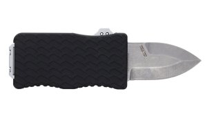Schrade 1135969 Uproar Mini 1.90" D2 Steel OTF Dagger Black Handle