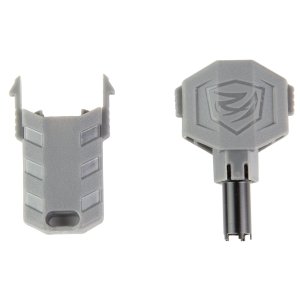 Real Avid AVARFSAPRO Front Sight Adjuster Pro Black/Gray AR-15 4/5 Pin