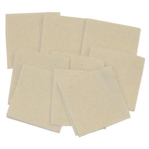 Brownells Heavy Duty Square Cotton Patches 2.5" .35CAL/20 Ga 1000 Pk