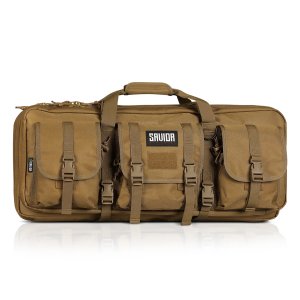 Savior Equipment American Classic Shorty Double Rifle Case Dark FDE 24 600D Polyester RB3212DGV1TN