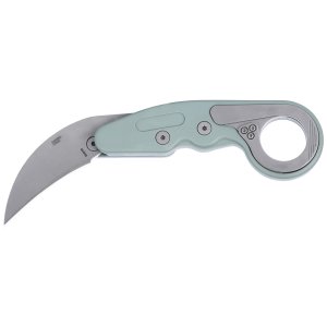 Columbia River 4041GR Provoke Folding Knife, 2.47" Hawkbill, Green Handle