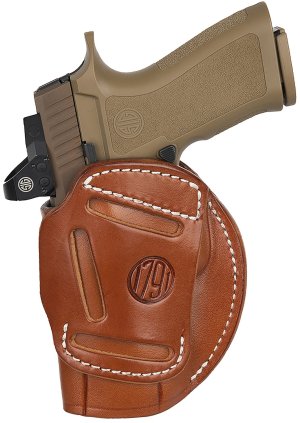 1791 Gunleather 4WH6CBRR Leather Holster Brown Right Hand Size 06