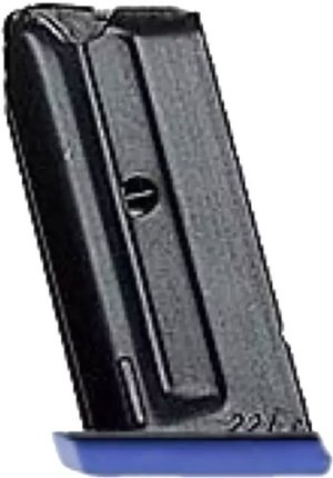 Walther 2658631 GSP .22LR 5-Round Magazine Matte Black Blue Base Plate