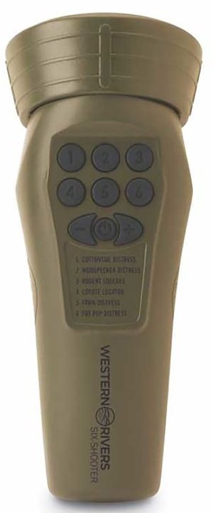 Western Rivers WRC-GC6S Mantis Six Shooter Electronic Call 6 Sounds Brown