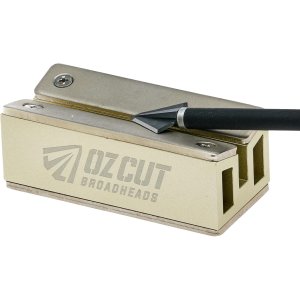 Ozcut OZ-2EZ-SHARP Easy Sharpener, 1000 Grit, 30° Guide, Flat Stone