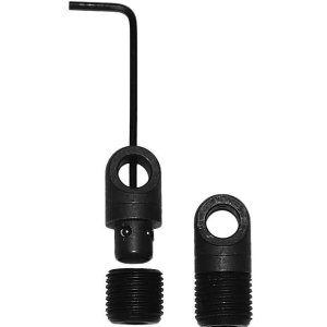 GrovTec GTSW281 Snap Hook Multi Adaptors Swivel Set, Stainless Steel