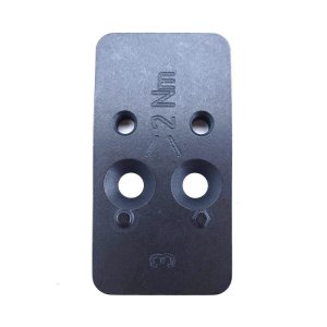 H&K 50254263 Optic Plate #3 Black Steel Fits HK VP9 C-More STS2