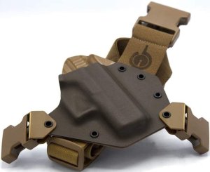 Gunfighters Inc Kenai Chest Holster Glock 20/21 Gray/Coyote