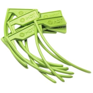 Mdt Sporting Goods Inc 104544GRN Chamber Flag For 22 Cal and Up Black Green 10 Pack
