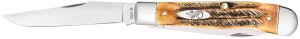 Case 03573 Trapper 3.25" Folding Clip Point/Spey Plain Mirror Polished