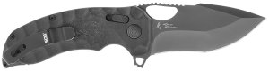 SOG Kiku XR LTE Blackout Knife 3.02 In CTS XHP Micarta Carbon Fiber